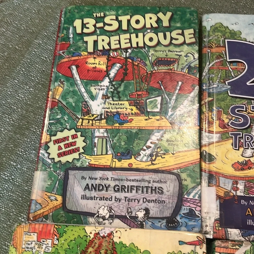 Treehouse Books Collection Andy Griffiths 6 Books Bundle 13, 26, 39, 52, 65, 117